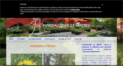 Desktop Screenshot of fondazionelemadri.it